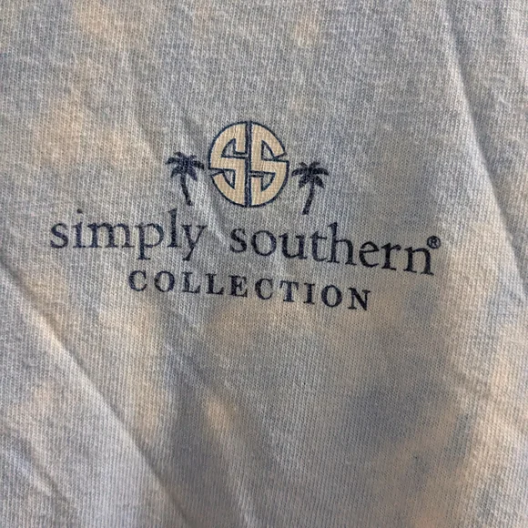 Simply Southern Blue and Pink Tie-Dye Shirt - Picture 4 of 6